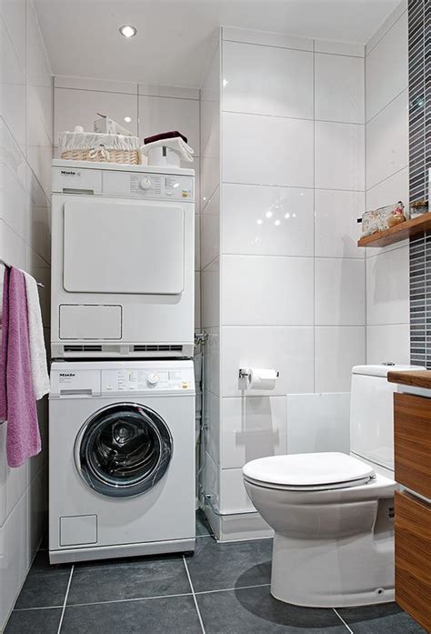 You want to move the water around the bowl and brush really well under the rim. 20 Small Laundry with Bathroom Combinations | Laundry room ...