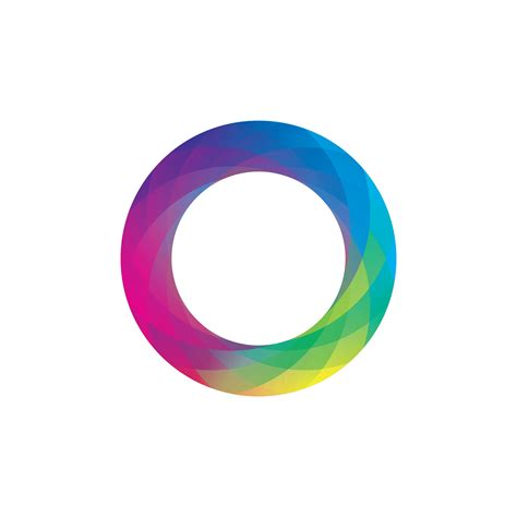 Rainbow Circle Logo. Abstract Circle Logo. Color Circle ...