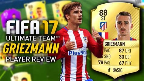 His overall rating is 91. FIFA 17 ANTOINE GRIEZMANN (88) PLAYER REVIEW! FIFA 17 ...