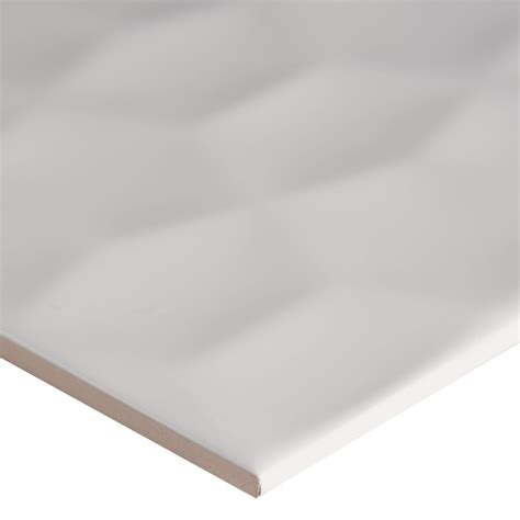 Adella Viso White 12x24 Satin 3d Matte Ceramic Tile Floor Tiles Usa
