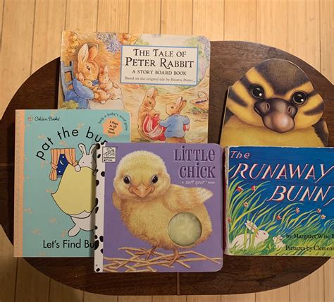 Vintage Easter Baby Board Books Set Of 5 Etsy