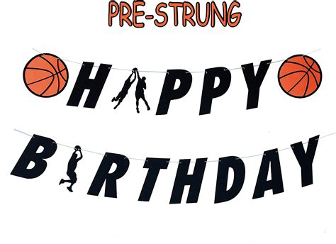 Downloadable Happy Birthday Banner Basketball Printable Printable Word Searches