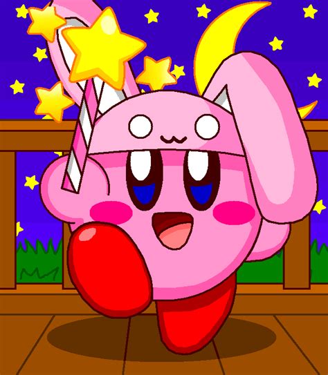 Bunny Kirby Star Rod Remake By Cuddlesnam