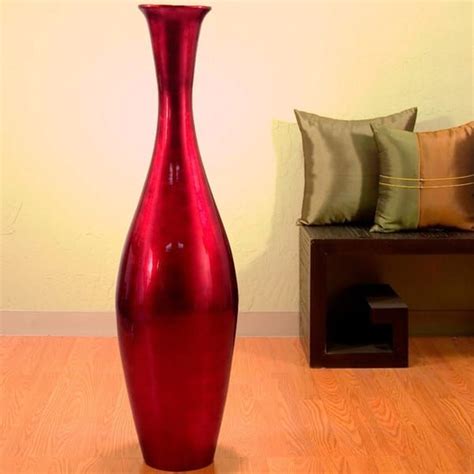 Shop Egret Bamboo 44 Inch Tall Floor Vase And Natural Branches Free Shipping Today Overstock