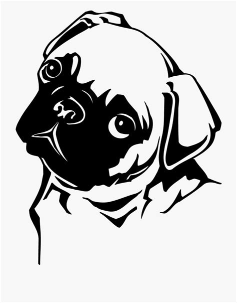Dog clipart black and white. free pug clipart 10 free Cliparts | Download images on ...