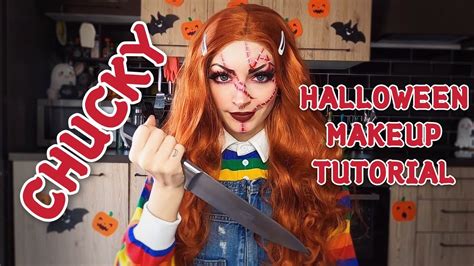 🎃chucky Halloween Makeup Tutorial👻 Youtube