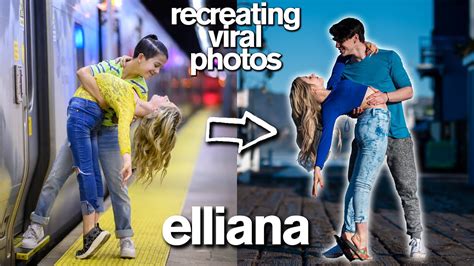 Recreating Viral Couples Photos Two Huge Pranks And A Kiss Ft