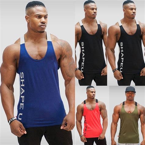 Free Next Day Delivery Department Store Mens Bodybuilding Tank Top Gym