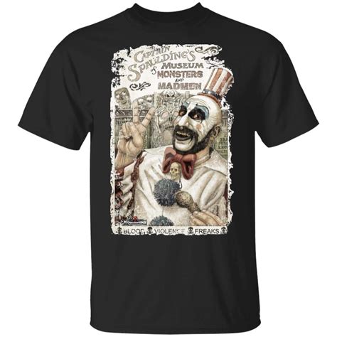 Captain Spauldings Museum Of Monsters And Madmen Shirt 8dix Fashion