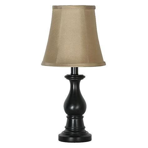 Lamp bases & connectors (340). Small Accent Black Lamp Base | At Home