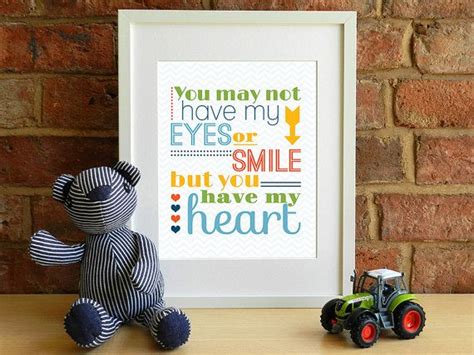 you may not have my eyes or smile adoption quote by smartcreative £14 00 adoption ts
