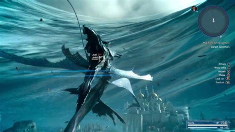Final Fantasy Xv Leviathan Summon Boss Fight L Full Game Ps4 Pro