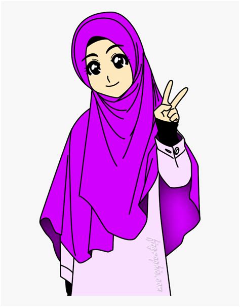 Gambar Kartun Muslimah Modern Denah