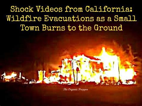 Shock Videos From California Wildfire Evacuation As A