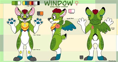 Fursona Reference Sheet Etsy