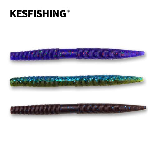 Kesfishing Fishing Lures135mm Senko Worm Bass Worm Soft Artificial
