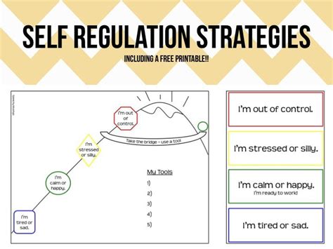 Controlling a chemical coupling reaction on a surface tools from zones of regulation free printables , source: Regulation Strategies for SLPs | Self regulation ...