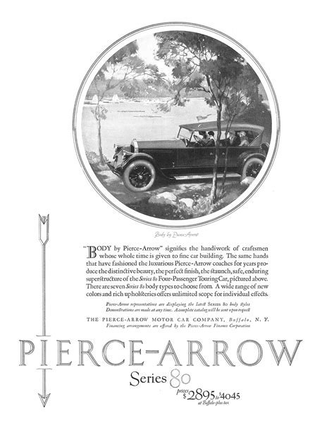 Pierce Arrow Series 80 Advertising Campaign 1925 Blog
