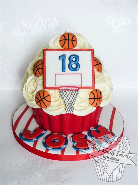 Basketball Big Cupcake Cupcake Pan Cupcake Muffins Cupcake Cookies Th Birthday Cake Bday