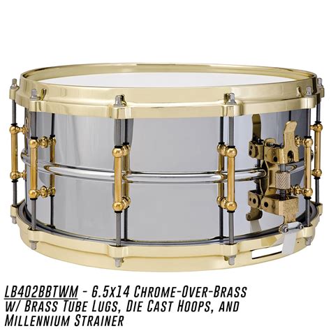 Ludwig Chrome Over Brass Snare Drums Elevated Audio