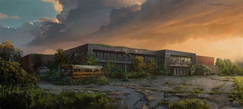 School Characters And Art The Last Of Us Post Apocalyptic Art