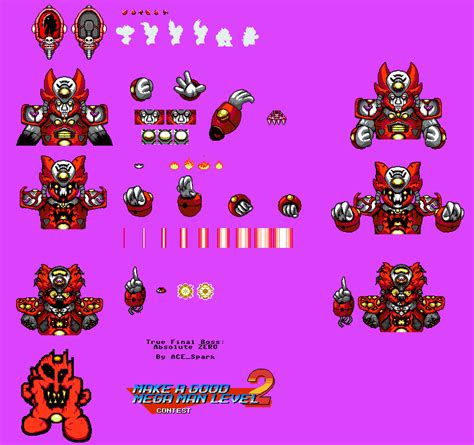 Make A Good Mega Man Level 2 Absolute Zero Sheet By Ace Spark On