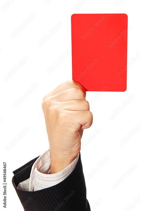 Red Card Stock Photo Adobe Stock