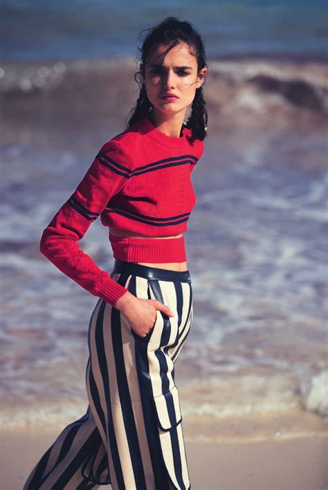 Blanca Padilla Wears Effortless Beach Styles For Marie Claire Italy