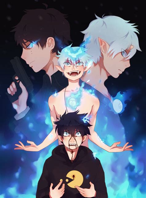 The Many Faces Of Rin Blue Exorcist Rin Blue Exorcist Anime Blue
