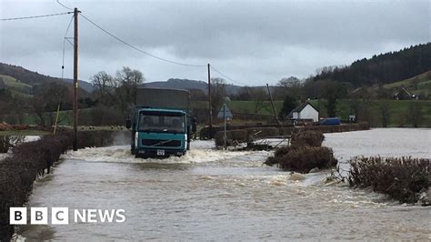 Localised Flooding As Heavy Rain Hits Parts Of Wales