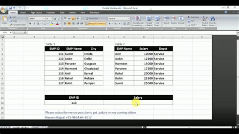Double Vlookup Special Vlookup Excel Tips And Tricks Learn Vba By