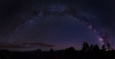Milky Way Arc Over Yosemite Oc 7410×3828 Click Here For Highest