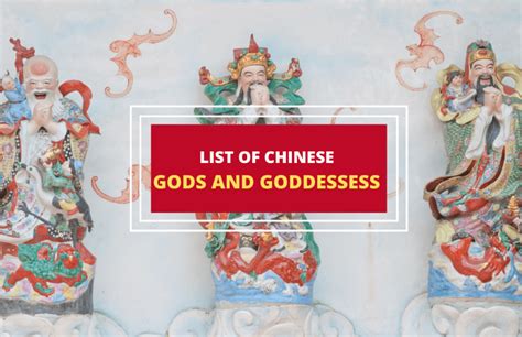 List Of Chinese Gods Goddesses And Heroes Symbol Sage