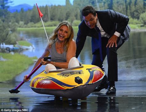 Cameron Diaz Promotes New Movie Sex Tape On Jimmy Fallon Daily Mail Online