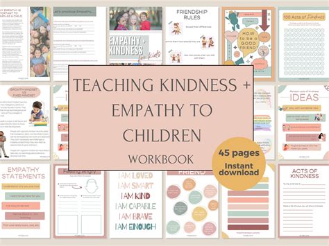 Empathy Kindness For Kids Printable Worksheets For Kids Etsy