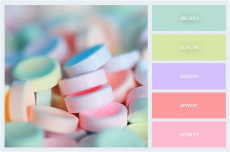 Html color code for #b4cfec. How to Use Pastel Colors in Your Designs [+15 Wonderful ...