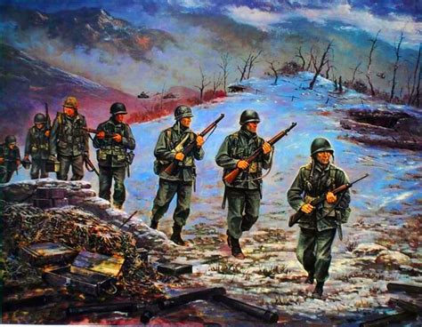 Freedom Is Not Free 1950 Korean War War Art Military Diorama