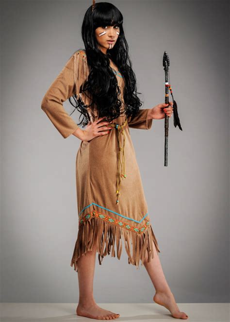 Womens Cheyenne Indian Squaw Costume