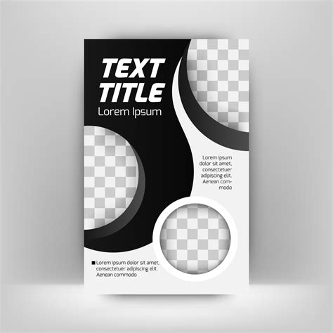 Poster Flyer Pamphlet Brochure Cover Design Layout With Circle Shape