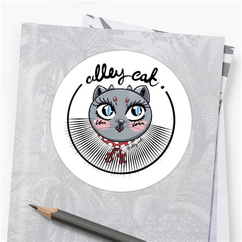 Alley Cat Co Logo Sticker By Dontkilllee Redbubble