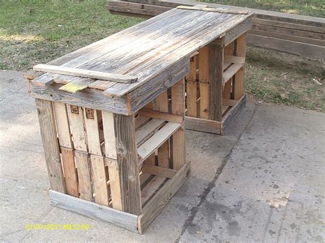 Handmade Rustic And Log Furniture Rustic Crate Table And Reclaimed Plywood