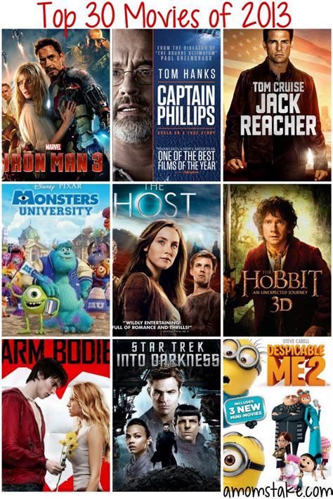 Watch current hit tv shows and acclaimed movies. Top 30 Must Watch Movie Releases of 2013! - A Mom's Take