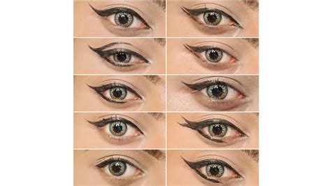 10 Different Eyeliner Styles Unique Winged Eyeliner Tutorial