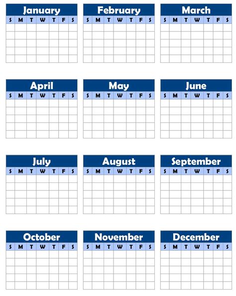 Blank Calendars Free Printable Microsoft Word Templates Fu Summer