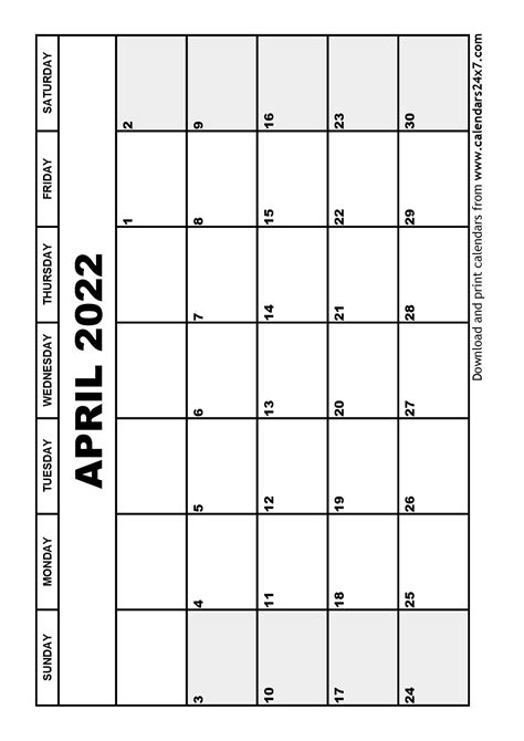 April 2022 Calendar And May 2022 Calendar