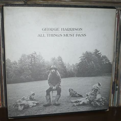 George Harrison Lp Album All Things Must Pass Con Poster En Mercado Libre