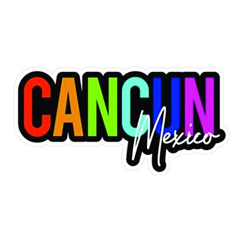 Cancun Mexico Sticker Bumper Sticker Decals The Civil Right