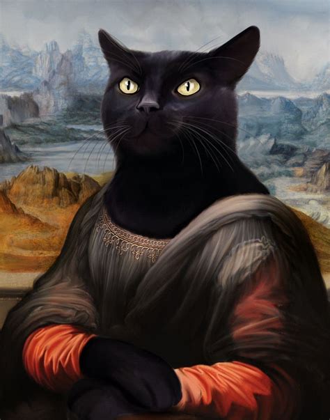 Your Cat As Mona Lisa Custom Princess Cat Portrait T For Etsy