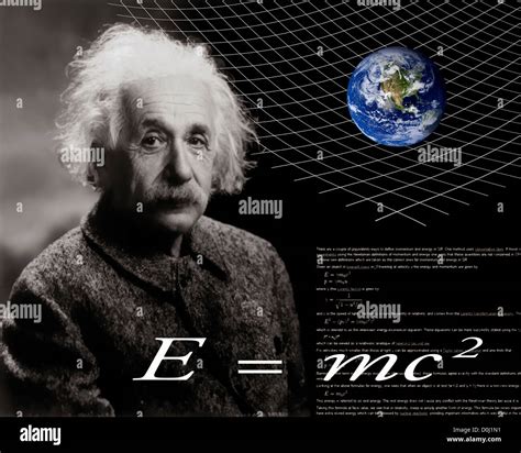 Foto Illustration von Albert Einstein und Relativitätstheorie