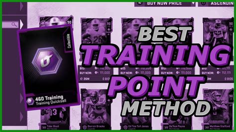 If you've got enough points, you'll be able to select the 'upgrade'. Madden 20 Ultimate Team Cheapest Training Point Method ...